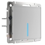 Сенсорный выключатель одноклавишный Умный дом/W4510606/ Сенсорный выключатель одноклавишный с функцией Wi-Fi (серебряный)